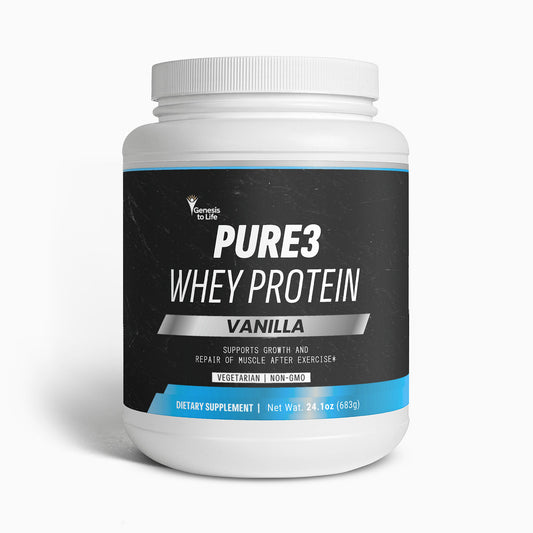 Pure3 100% Whey Protein Isolate (Vanilla)