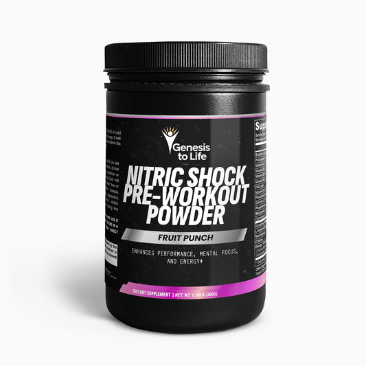 Nitric Shock Pre-Workout Powder (Fruit Punch)