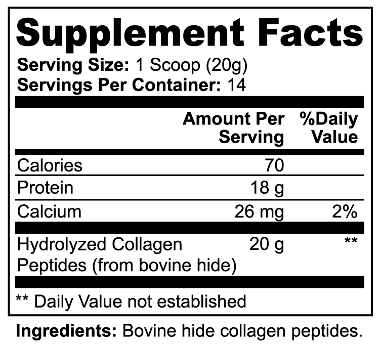 Grass-Fed Hydrolyzed Collagen Peptides – Black Patriot Limited Edition