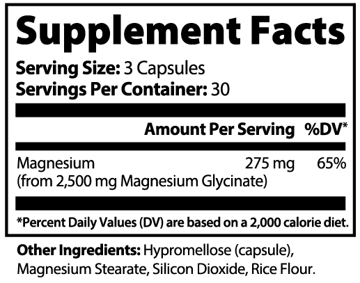 Magnesium Glycinate – Black Patriot Limited Edition