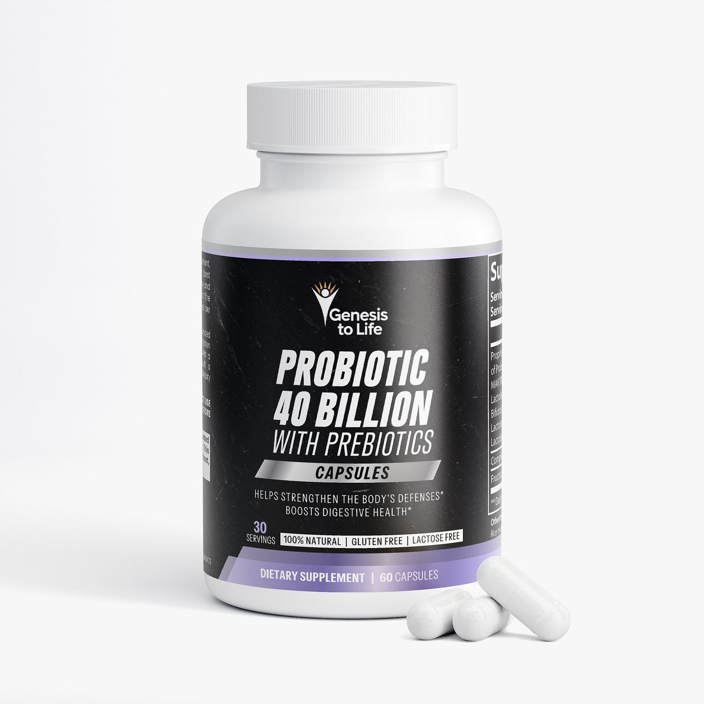 Probiotic 40 Billion with Prebiotics
