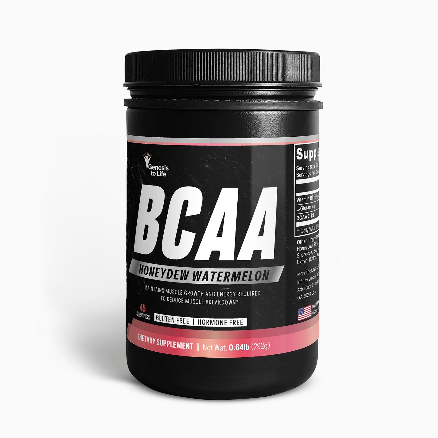 Polvo post-entrenamiento BCAA (melón dulce/sandía)