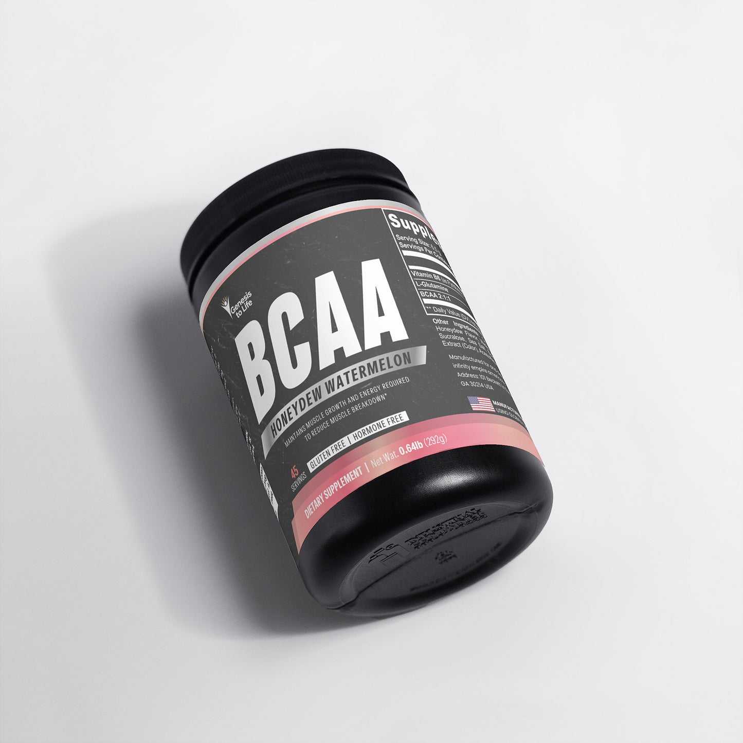 Polvo post-entrenamiento BCAA (melón dulce/sandía)