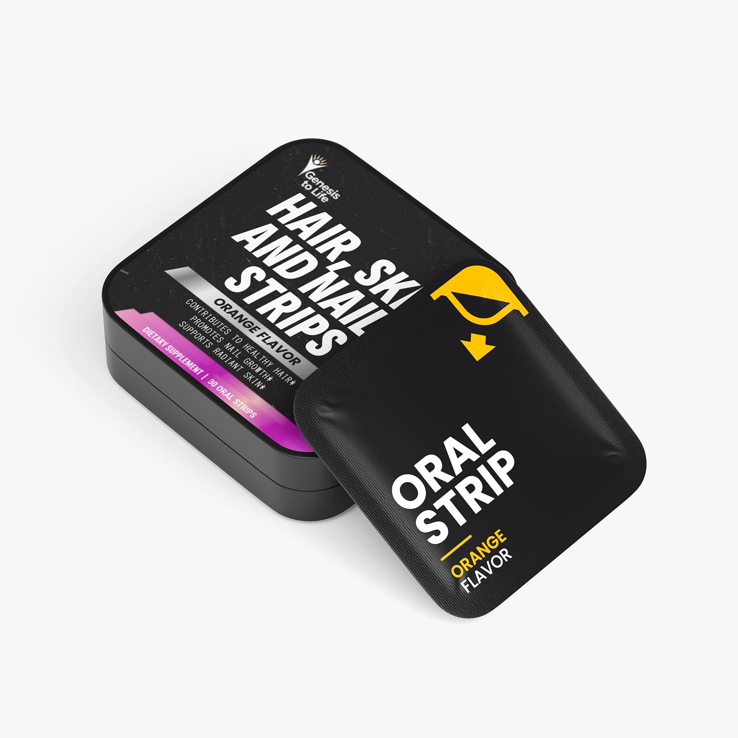 Tiras para cabello, piel y uñas