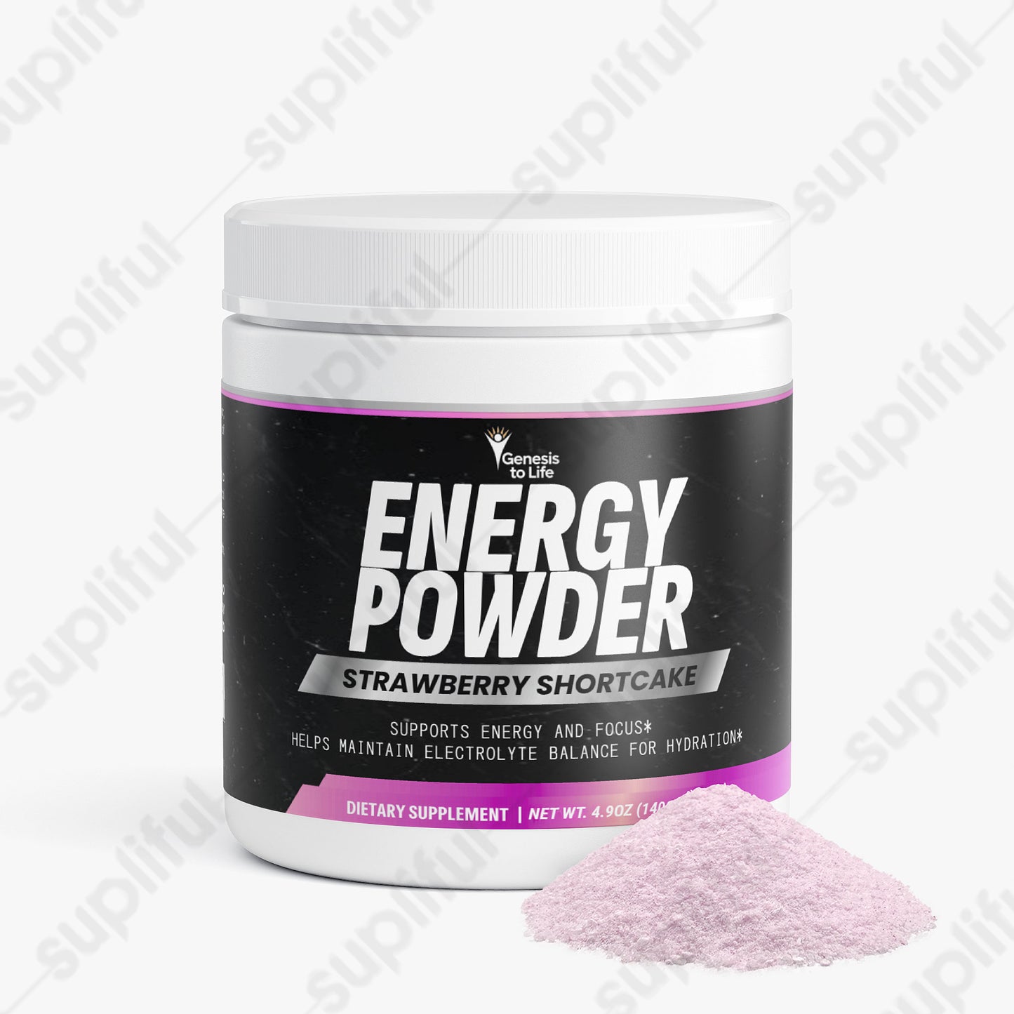 Energy Powder (Strawberry Shortcake)