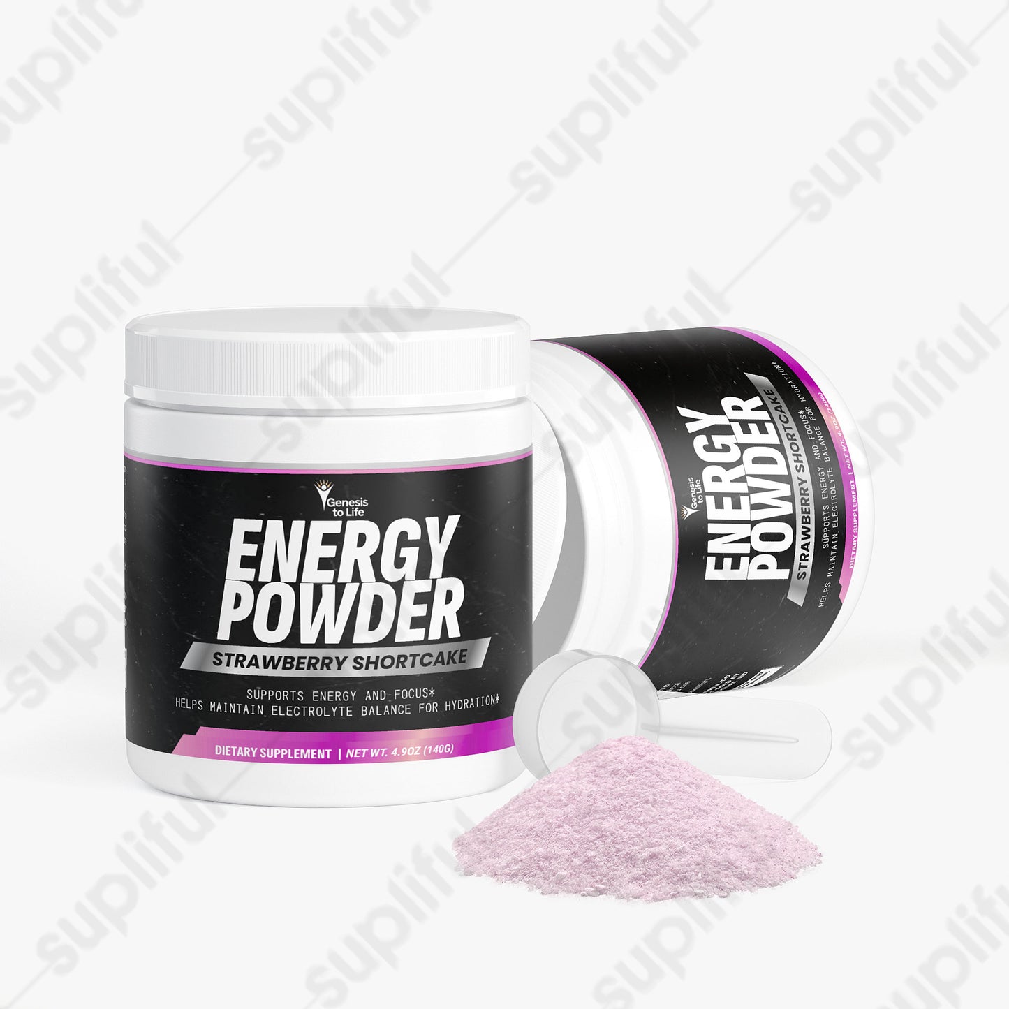 Energy Powder (Strawberry Shortcake)