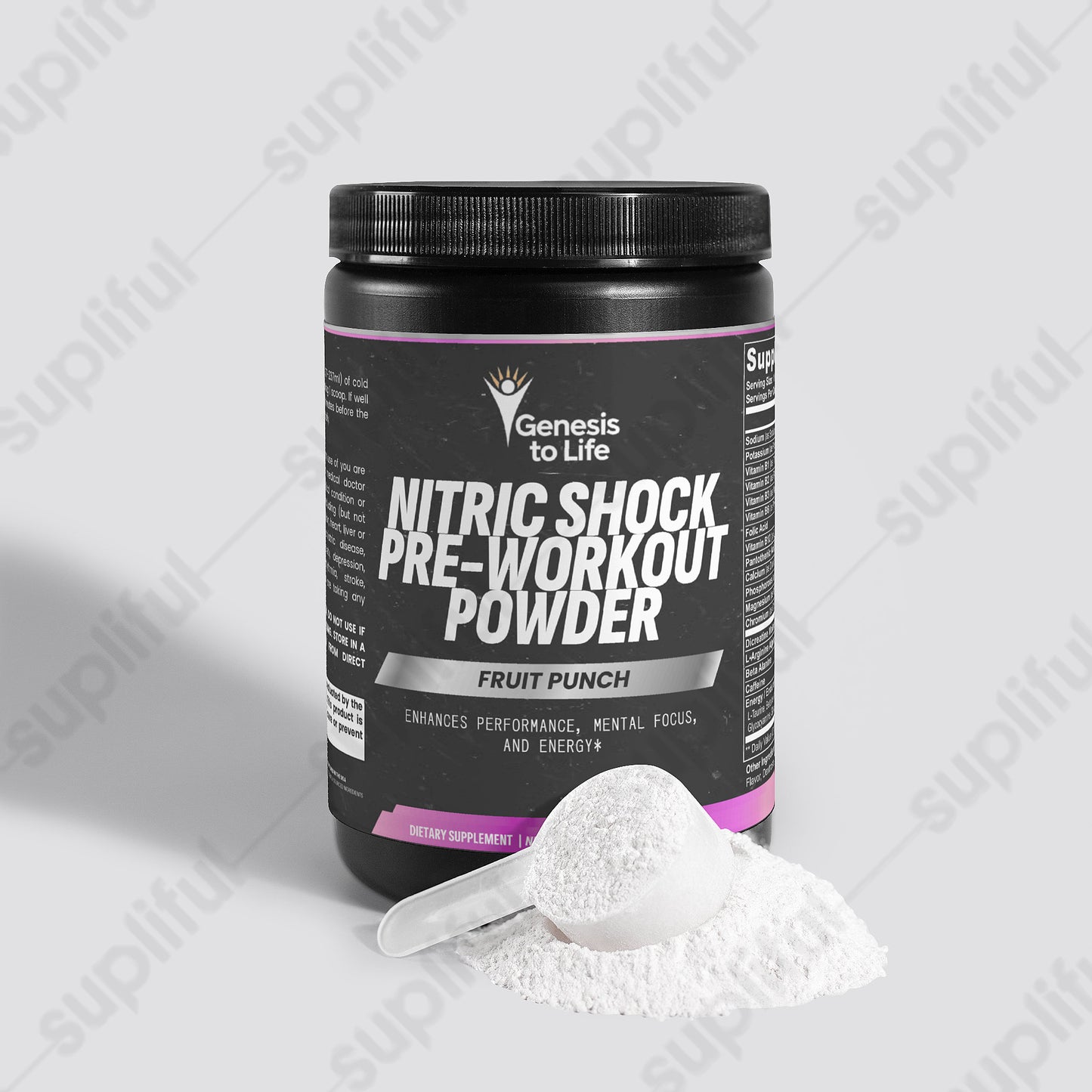 Nitric Shock Pre-Workout Powder (Fruit Punch)