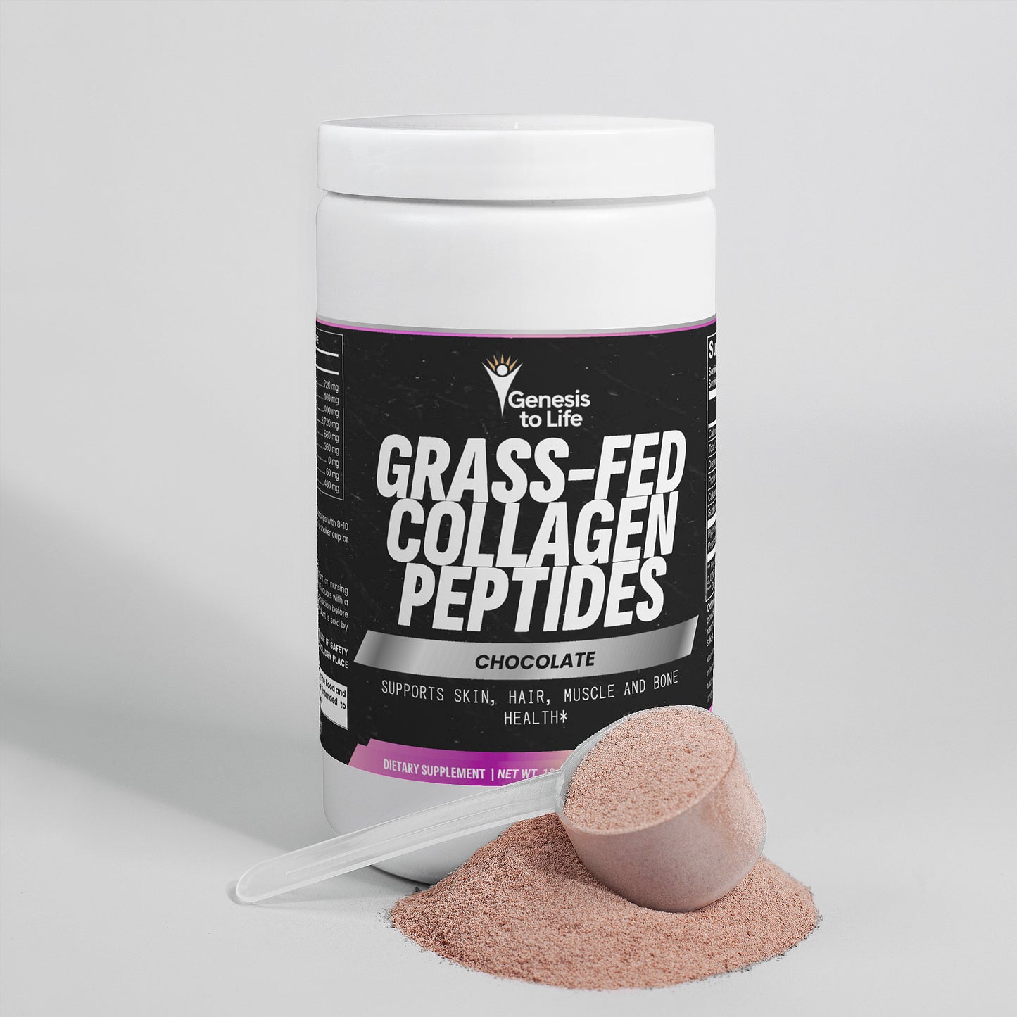 Grass-Fed Collagen Peptides Powder (Chocolate)