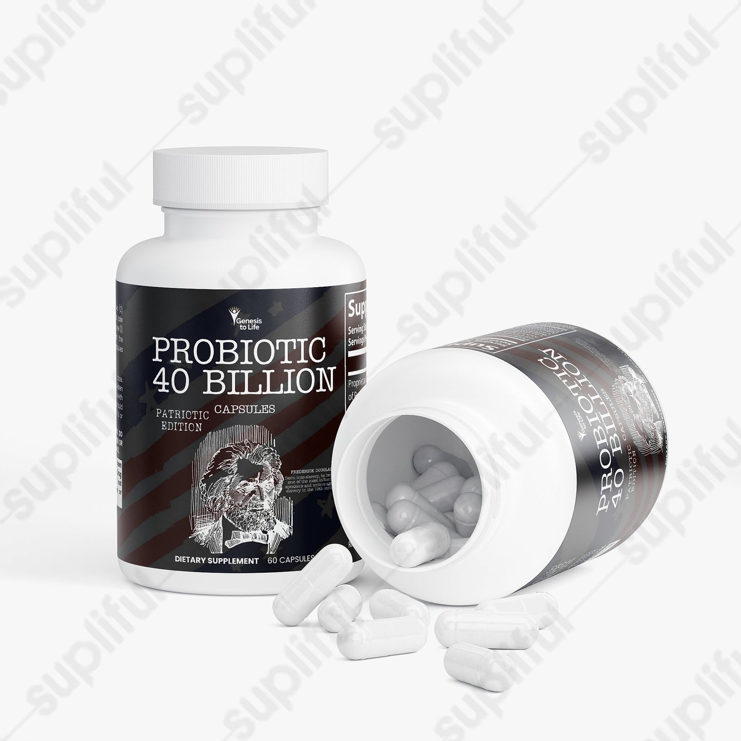 Probiotic 40 Billion with Prebiotics – Black Patriot Limited Edition
