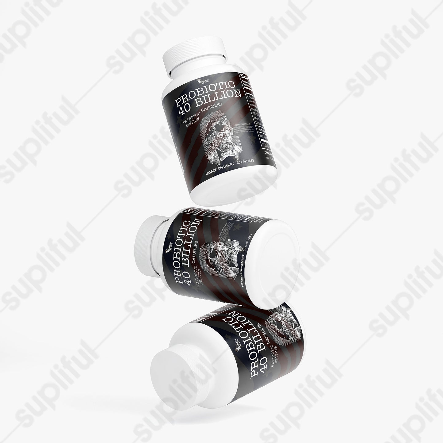 Probiotic 40 Billion with Prebiotics – Black Patriot Limited Edition