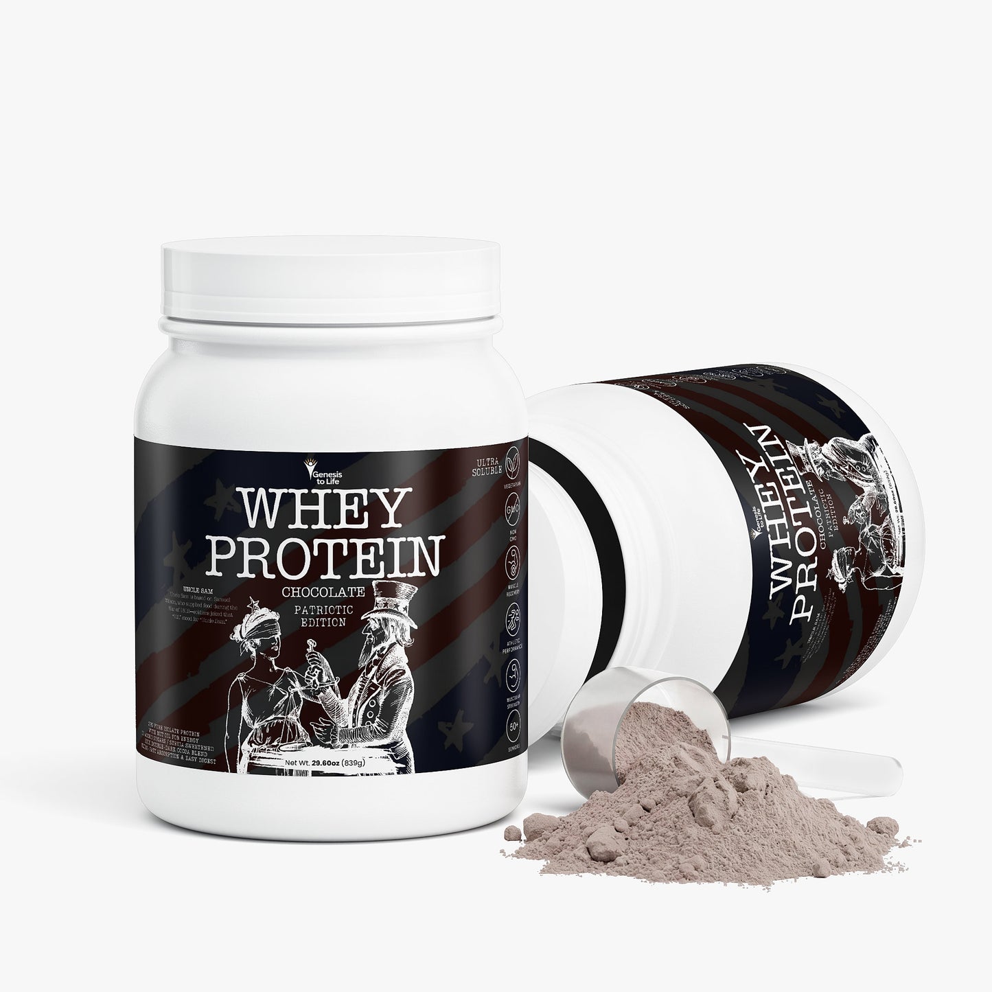 Advanced 100% Whey Protein Isolate (Chocolate) – Black Patriot Limited Edition