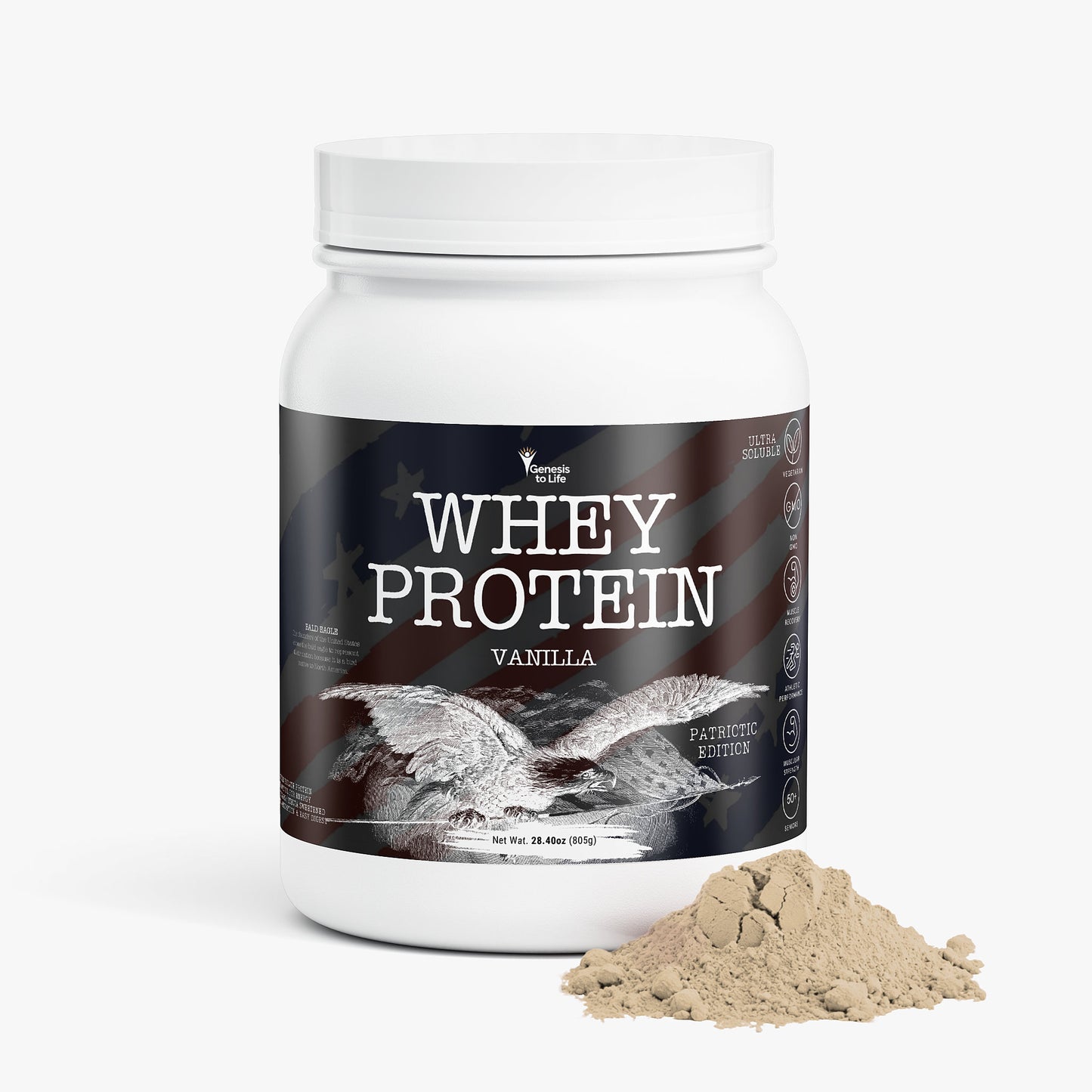 Advanced 100% Whey Protein Isolate (Vanilla) – Black Patriot Limited Edition